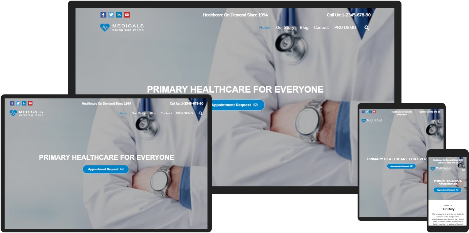 Free WordPress Theme Medicals Free
