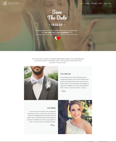 Free Wedding WordPress Theme – Wedding Lite