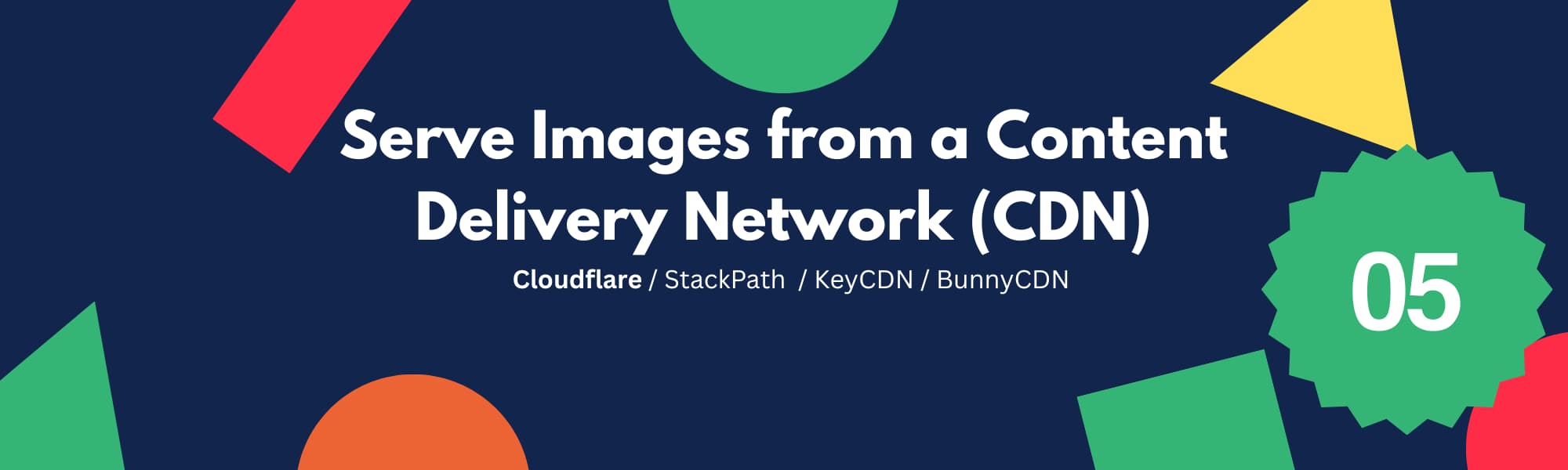 Serve Images from a Content Delivery Network (CDN)