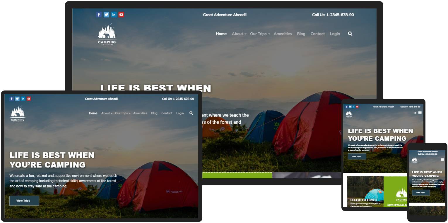 WordPress Theme Camping 