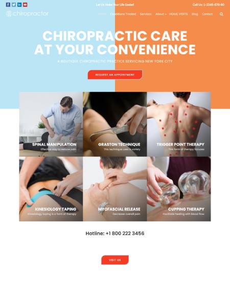 Chiropractor WordPress Theme – Chiropractor Pro
