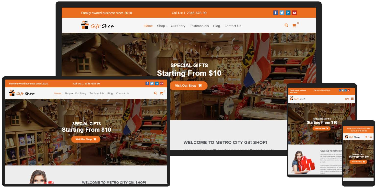 WordPress Theme Gift Shop Pro