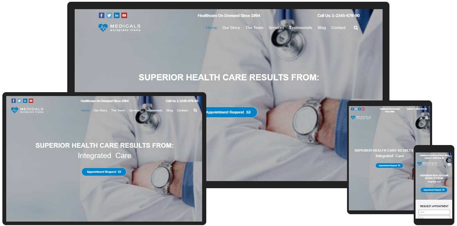 WordPress Theme Medicals Pro
