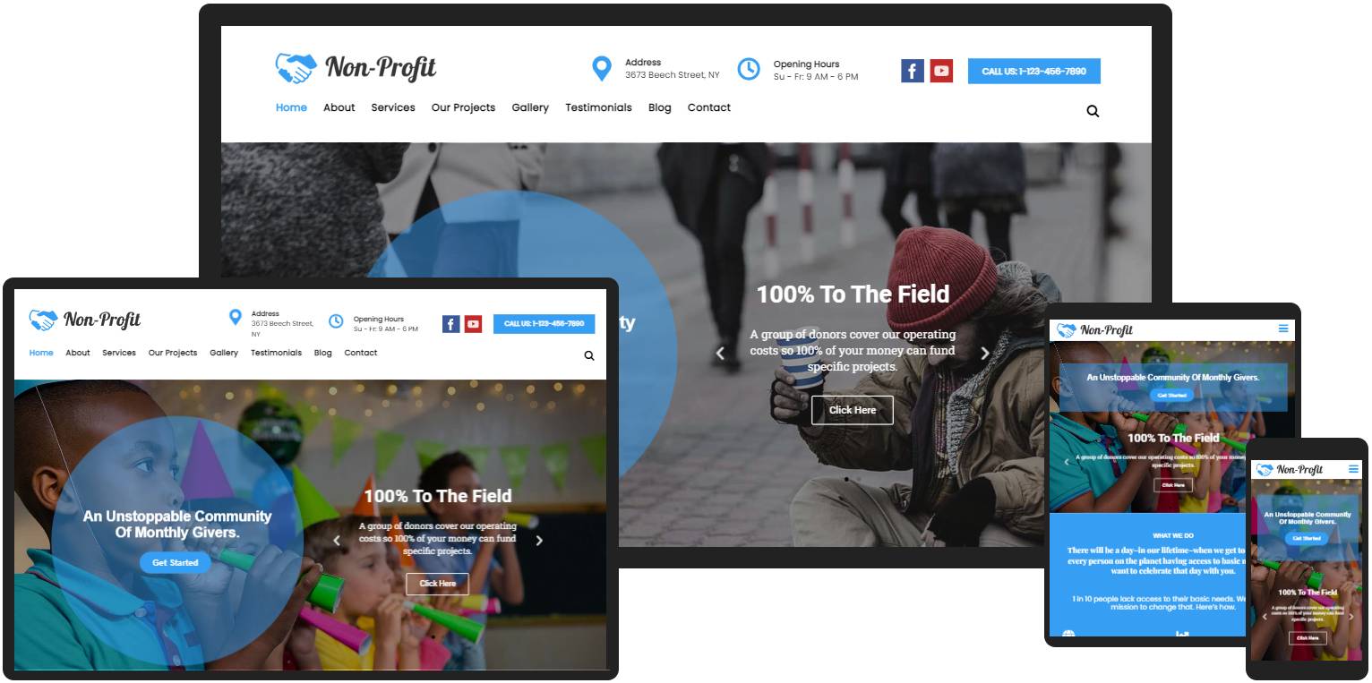 WordPress Theme Nonprofit Pro