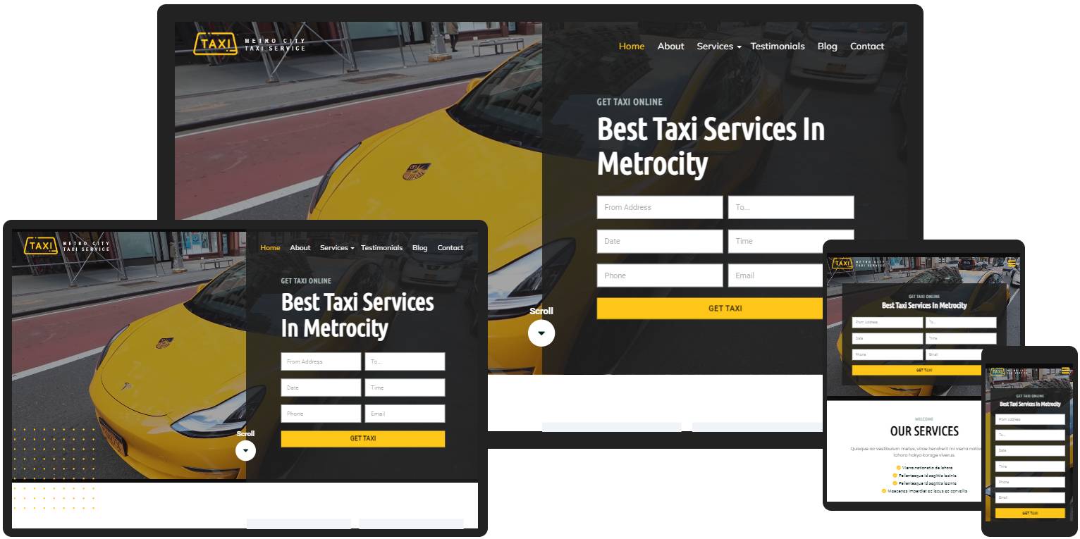WordPress Theme Taxi Pro