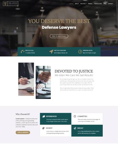 Lawyer WordPress Theme: Best WordPress Theme for Lawyers